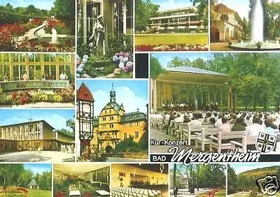 Ansichtskarte, Bad Mergentheim, 13 Abb., 1979