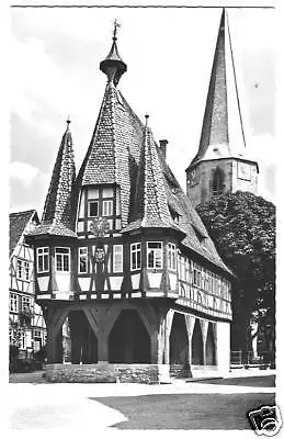 Ansichtskarte, Michelstadt Odw., Rathaus, ca. 1965