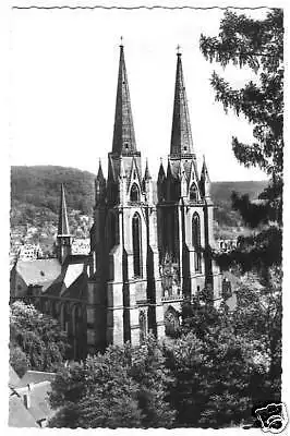 Ansichtskarte, Marburg a.d. Lahn, Elisabethkirche, 1960