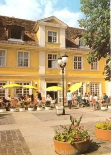 Ansichtskarte, Potsdam, Klement-Gottwald-Str., Café "Babett", 1980