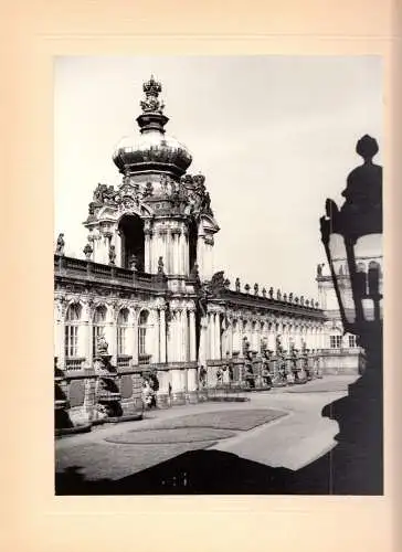 Dresden, Bildmappe mit 10 auf Pappe aufgezogenen Echtfotos, 1968