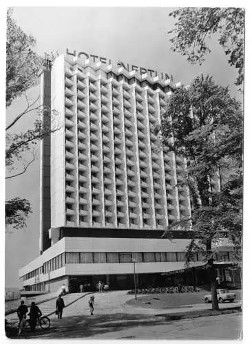 Ansichtskarte, Rostock Warnemünde, Hotel Neptun, 1971