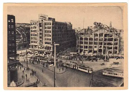 AK, Berlin Mitte, zerstörter Alexanderplatz, um 1947