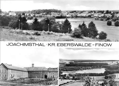 Ansichtskarte, Joachimsthal Kr. Eberswalde, drei Abb., 1980