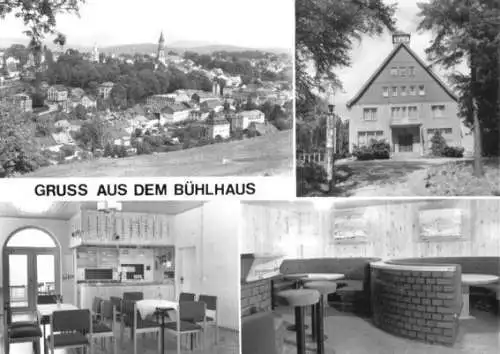 Ansichtskarte, Eibenstock Erzgeb., vier Abb., Bühlhaus, 1979