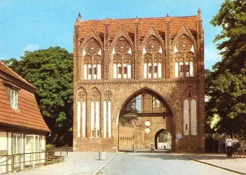 Ansichtskarte, Neubrandenburg, Stargarder Tor, 1983