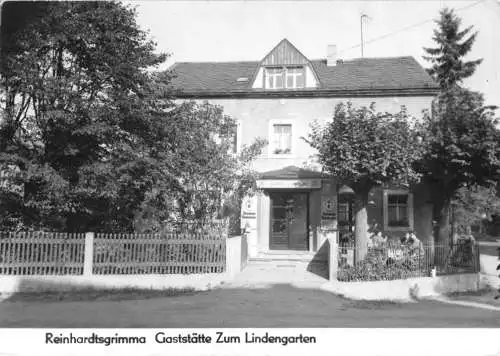 AK, Reinhardtsgrimma, Gaststätte zum Lindengarten, 1970