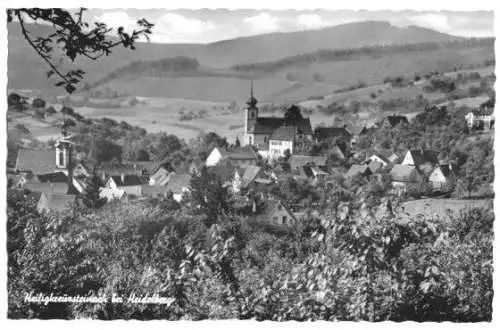 AK, Heiligkreuzsteinach b. Heidelberg, Teilansicht 1961