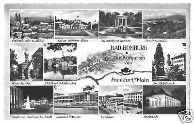 Ansichtskarte, Bad Homburg v.d. Höhe, 11 Abb., 1962