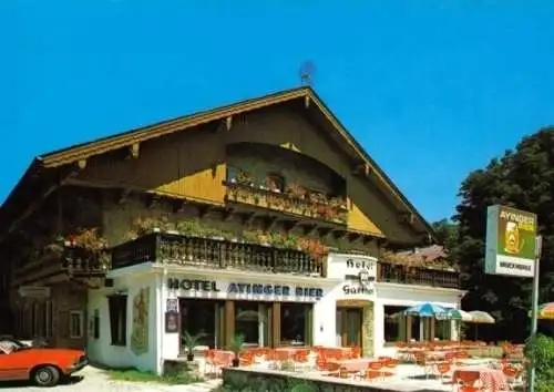 Ansichtskarte, Valley, Gasthaus Bruckmühle, ca. 1980