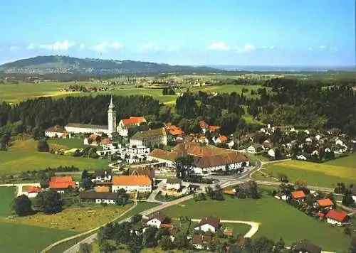 AK, Rottenbuch, Übersicht mit Kloster Mariä Geburt, V.1