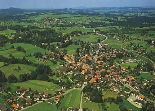 Ansichtskarte, Bad Kohlgrub, Luftbildübersicht, ca. 1979