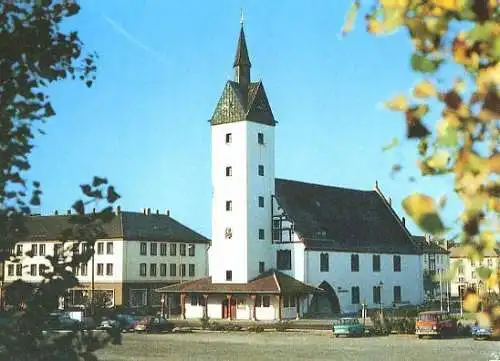 Ansichtskarte, Fürstenwalde, Rathaus, 1989