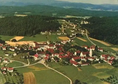 Ansichtskarte, Thurmansbang, Luftbild, ca. 1970