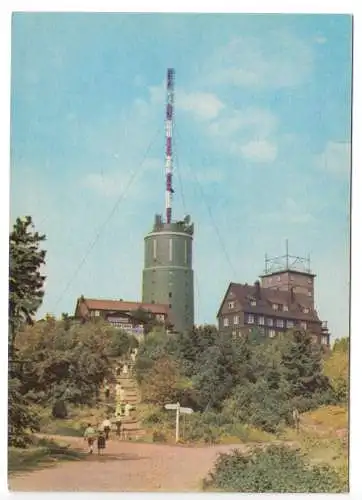 AK, Brotterode Thür. Wald, Großer Inselsberg, Gipfelbebauung, 1966