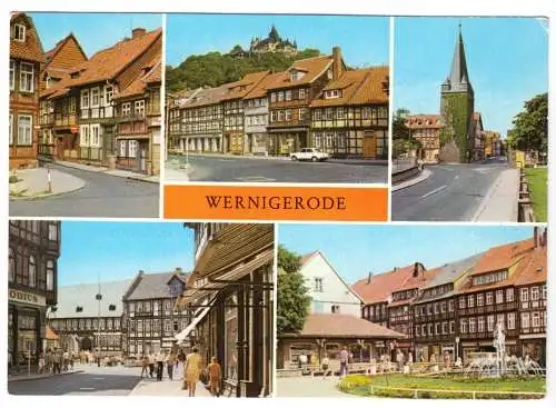 AK, Wernigerode Harz, fünf Abb., 1978