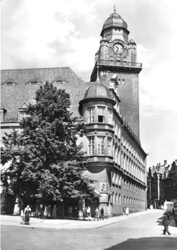 Ansichtskarte, Plauen Vogtl., Rathaus, 1968