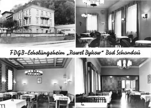 Ansichtskarte, Bad Schandau, FDGB-Heim "Pawel Bykow", innen, 1970