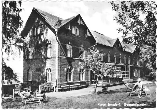 Ansichtskarte, Kurort Jonsdorf Zittauer Gebirge, Genesungsheim, 1962