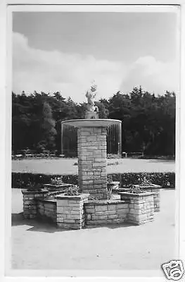 AK, Bad Bramstedt, Brunnen, Echtfoto, 1955