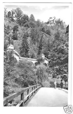 AK, Bad Berneck, Blick auf die Kolonaden, ca. 1956