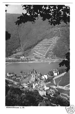 AK, Assmannshausen Rhein, Gesamtansicht, ca. 1962