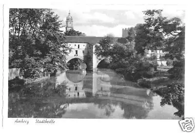 Ansichtskarte, Amberg Opf., Stadtbrille, 1940