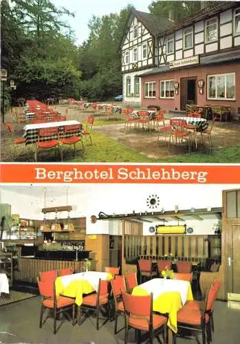 Ansichtskarte, Alfeld Leine, Berghotel Schlehberg, zwei Abb., 1978