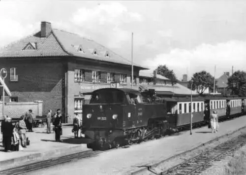 AK, Ostseebad Kühlungsborn, Molly im Bahnhof, 1966