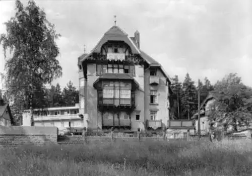 AK, Kurort Hartha Kr. Freital, Reichsbahnheim, Altbau