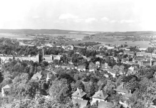 AK, Pößneck Thür., Teilansicht, 1979