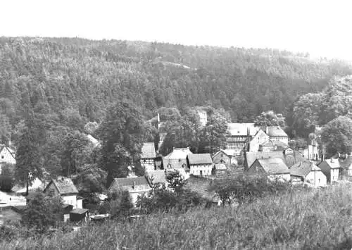 AK, Paulinzella Kr. Rudolstadt, Teilansicht, 1982