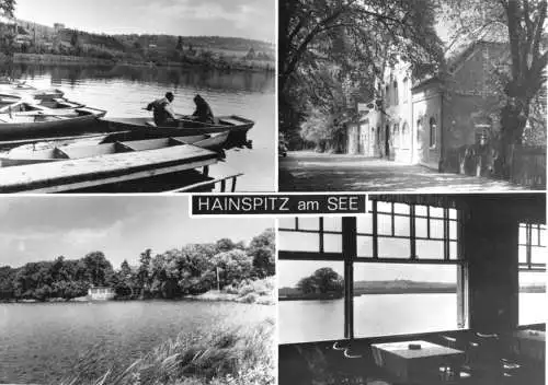 AK, Hainspitz am See, Konsum-Gaststätte, vier Abb., 1970