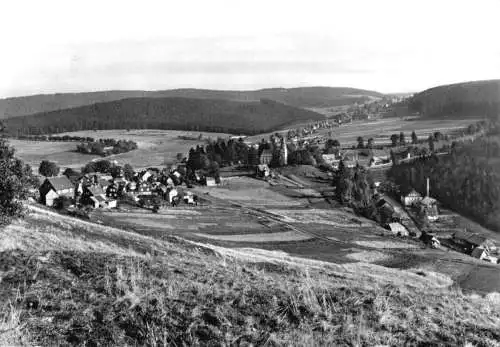 Ansichtskarte, Scheibe Alsbach Thür. Wald, Gesamtansicht, 1972