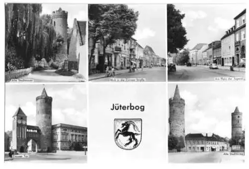 AK, Jüterbog, fünf Abb., 1958