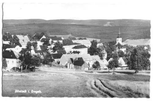 AK, Jöhstadt Erzgeb., Teilansicht, 1962