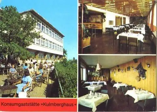 AK, Saalfeld Saale, Konsumgaststätte, 3 Abb., 1979