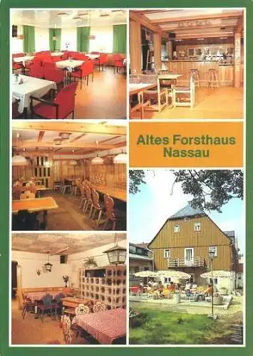 Ansichtskarte, Nassau Kr. Brand-Erbisdorf, "Altes Forsthaus", 1985