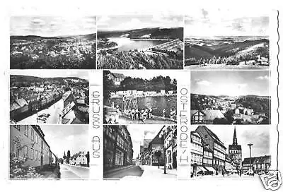 Ansichtskarte, Osterode a. Harz, neun Abb., 1960