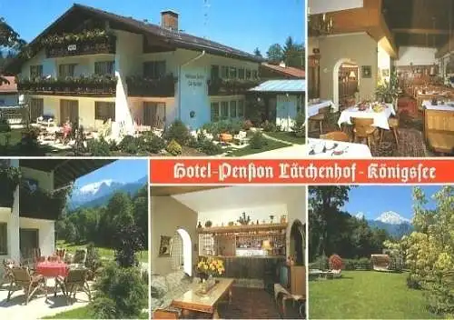 Ansichtskarte, Berchtesgaden - Königsee, Pension Lärchenhof, 1983