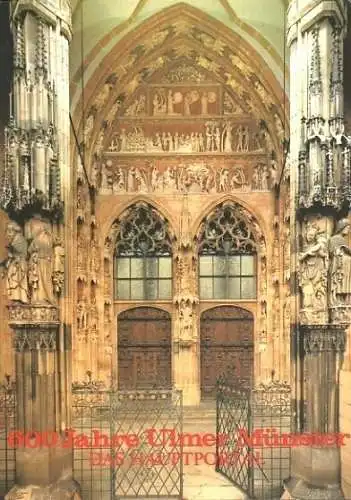 Ansichtskarte, Ulm a.d. Donau. Münster, Hauptportal, ca. 1977