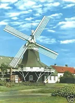 Ansichtskarte, Norderney, An der Mühle, 1973