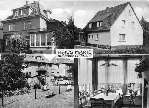 AK, Bad Nenndorf, Haus Marie, Hindenburgstr. 9, vier Abb., um 1968