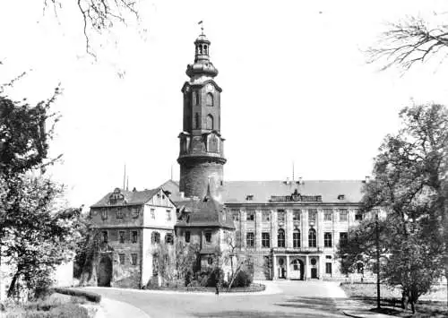 AK, Weimar, Blick zum Schloß, 1981