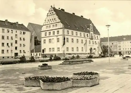 AK, Eilenburg, Rathaus am Markt, 1970