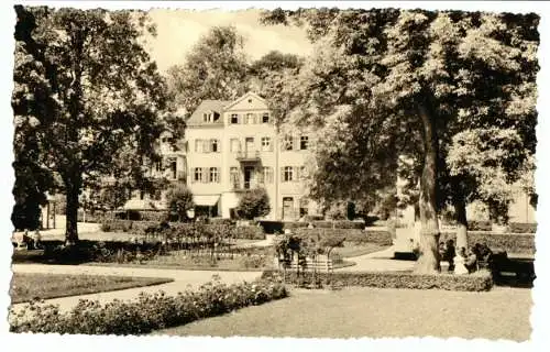 AK, Bad Elster, Partie am Rosengarten, 1969