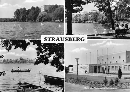Ansichtskarte, Strausberg bei Berlin, vier Abb., 1973