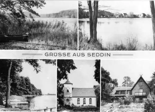 AK, Seddin Kr. Potsdam, fünf Abb., 1973