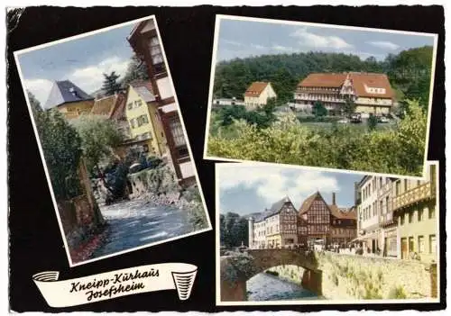 AK, Bad Münstereifel, Kneipp-Kurhaus Josefsheim, drei Abb., gestaltet, 1961