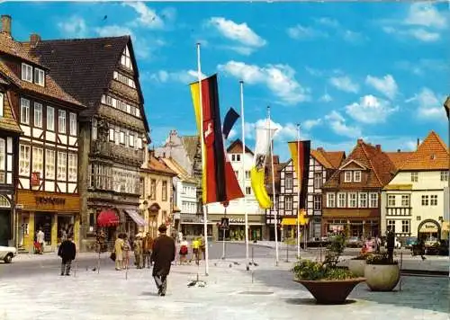 AK, Hameln Weser, Am Pferdemarkt, belebt, 1978